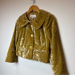 Bloomingdale's Gold Teddy Jacket